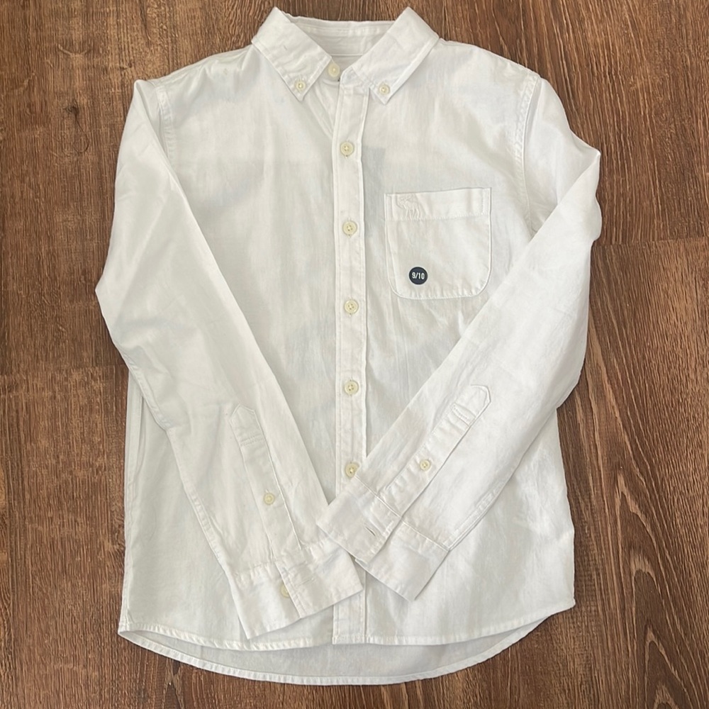 Abercrombie white button up